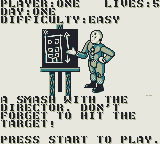 Incredible Crash Dummies screenshot 4 for GameBoy